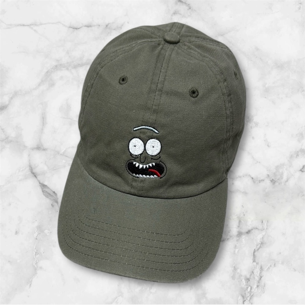 Otto Olive Green Cartoon Face Cap adjuster unisex